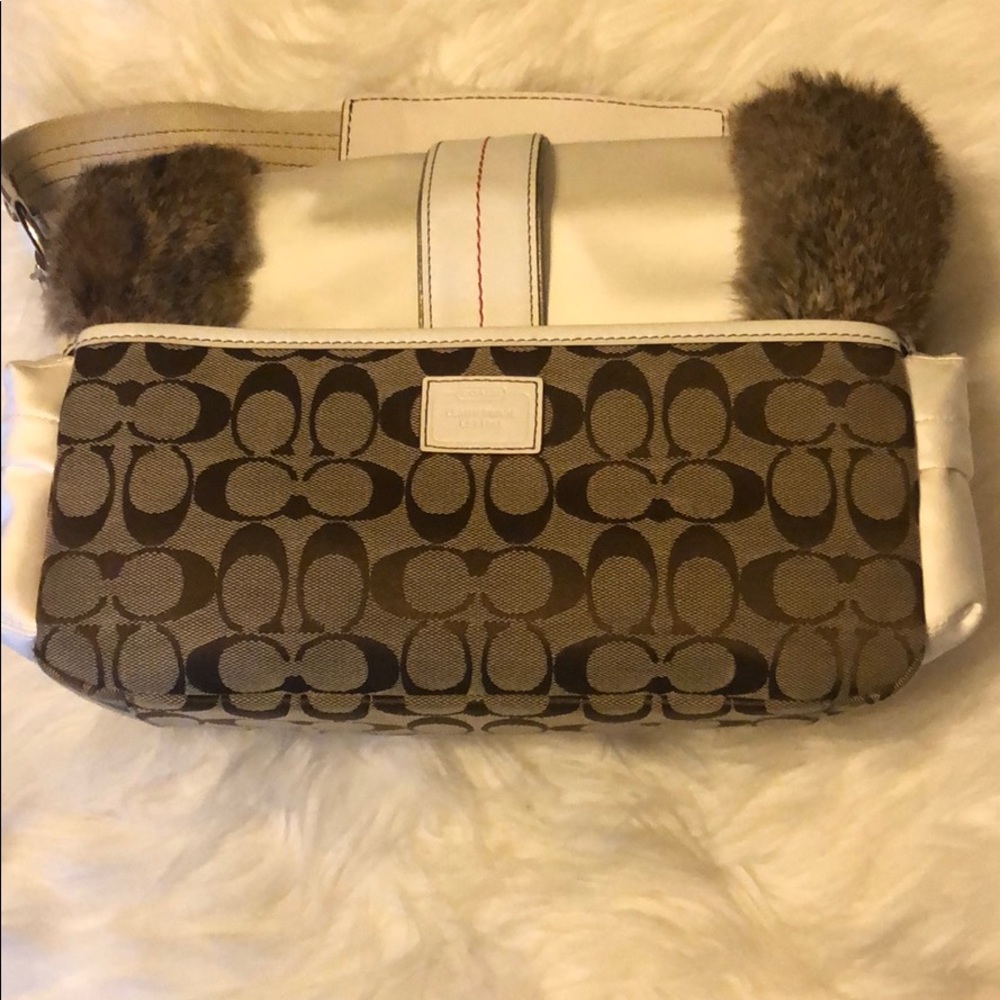 Gorgeous Coach Rabbit Fur Bag - Picture 3 of 8